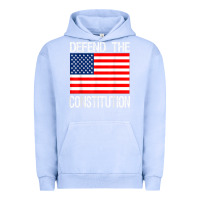 Pigment Grape Ice Defend the Constitution US Political Protest Tee Urban Hoodie - minhPixels