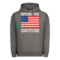 Pigment Tornado Defend the Constitution US Political Protest Tee Urban Hoodie - minhPixels