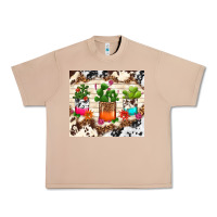 Burro cowhide succulent Urban Heavy Tee - TumblerDesignByShophia