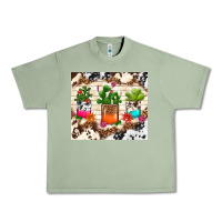 Oil Green cowhide succulent Urban Heavy Tee - TumblerDesignByShophia