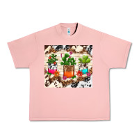 Salmon cowhide succulent Urban Heavy Tee - TumblerDesignByShophia