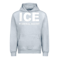 Heather Grey ICE Federal Agent Halloween Costume Police Immigration Shirt Urban Hoodie - minhPixels