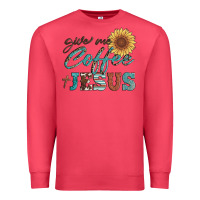 Cardinal give me coffee and jesus Premium Sweatshirt - Artiststas