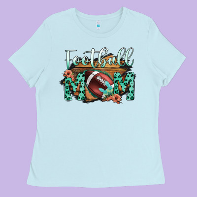 Football Mom Ladies Tee Designed By Bettercallsaul