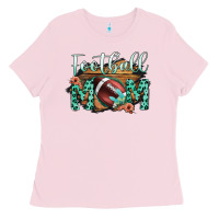 Bubblegum Pink Football Mom Ladies Tee - Bettercallsaul