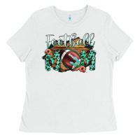 White Football Mom Ladies Tee - Bettercallsaul
