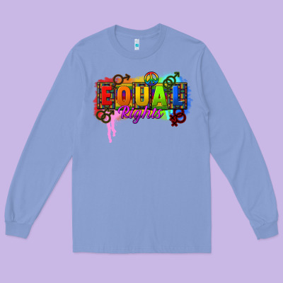 Equal Rights Long Sleeve Tee Designed By Cowgirlartshop