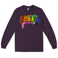 Plum Equal rights Long Sleeve Tee - CowGirlArtShop