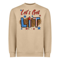 Mushroom let's get lit 1 Heavyweight Sweatshirt - BundleAndBundleShop