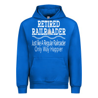 Cobalt Mens Railroad Retirement Gifts For Men Urban Hoodie - minhPixels