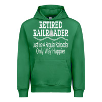 Emerald Mens Railroad Retirement Gifts For Men Urban Hoodie - minhPixels