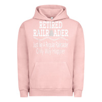 Pigment Salmon Mens Railroad Retirement Gifts For Men Urban Hoodie - minhPixels