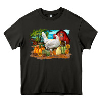 Asphalt Fall Chicken Heavy Core Tee - LillyAllenDesigns