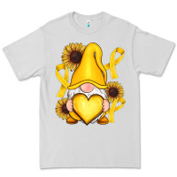 Dove Grey Childhood Cancer gnome Premium Tee - RanaPortraitStore
