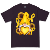 Plum Childhood Cancer gnome Premium Tee - RanaPortraitStore