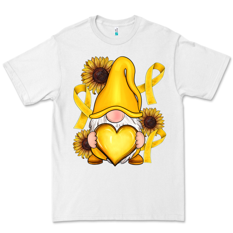Childhood Cancer Gnome Premium Tee by RanaPortraitStore | Teevron
