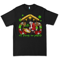 Black with god all things are possible santa baby jesus Premium Tee - Jasminsmagicworld