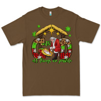 Cacao with god all things are possible santa baby jesus Premium Tee - Jasminsmagicworld