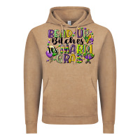 Vintage Coffee bead up bitches its mardi gras Vintage Hoodie - CowGirlArtShop