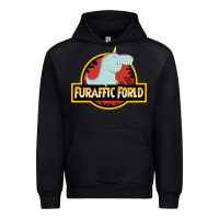 Black Furaffic Forld Urban Hoodie - minhPixels