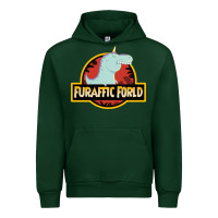 Forest Green Furaffic Forld Urban Hoodie - minhPixels