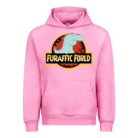Fuchsia Pink Furaffic Forld Urban Hoodie - minhPixels