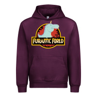 Mauve Wine Furaffic Forld Urban Hoodie - minhPixels