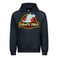 Navy Furaffic Forld Urban Hoodie - minhPixels