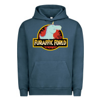 Pigment Midnight Navy Furaffic Forld Urban Hoodie - minhPixels