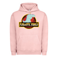 Pigment Salmon Furaffic Forld Urban Hoodie - minhPixels