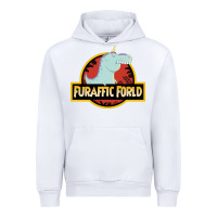 White Furaffic Forld Urban Hoodie - minhPixels