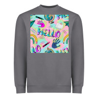 Storm hello kindergarten seamless pattern Heavyweight Sweatshirt - BundleAndBundleShop