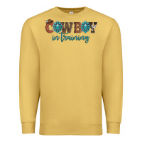 Antique Gold cowboy in training Premium Sweatshirt - Artiststas
