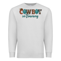 Dove Grey cowboy in training Premium Sweatshirt - Artiststas
