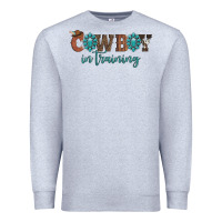 Heather Grey cowboy in training Premium Sweatshirt - Artiststas
