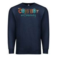 Navy cowboy in training Premium Sweatshirt - Artiststas