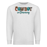 Oatmeal Heather cowboy in training Premium Sweatshirt - Artiststas