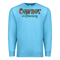 Ocean Blue cowboy in training Premium Sweatshirt - Artiststas
