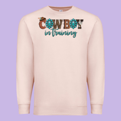 Cowboy In Training Premium Sweatshirt Designed By Artiststas