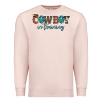 Pale Pink cowboy in training Premium Sweatshirt - Artiststas