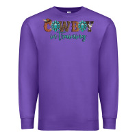 Purple cowboy in training Premium Sweatshirt - Artiststas
