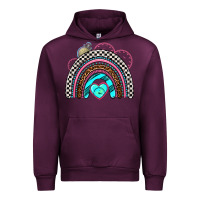 Mauve Wine race rainbow Urban Hoodie - AdoDesignShop