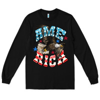 Black American Eagle Long Sleeve Tee - HowdyJamesFarm