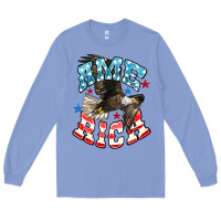 Colony Blue American Eagle Long Sleeve Tee - HowdyJamesFarm