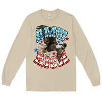 Mushroom American Eagle Long Sleeve Tee - HowdyJamesFarm