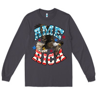 Smoke American Eagle Long Sleeve Tee - HowdyJamesFarm
