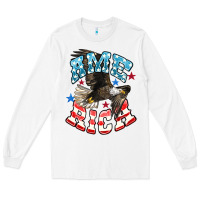 White American Eagle Long Sleeve Tee - HowdyJamesFarm