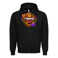 Black brite me Zipper Hoodie - CowhideDigitalArt