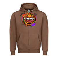 Chestnut brite me Zipper Hoodie - CowhideDigitalArt