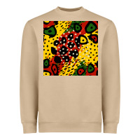 African Colors Pattern Heavyweight Sweatshirt | Teevron